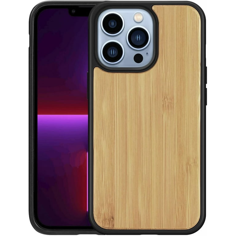 Solid Wood Phone Case for iPhone 13 Pro Max, Luxurious Natural Wood Grain Case with Drop Tested Shockproof Bumper and Camera Lens Protection Cover for iPhone 13 Pro Max (6.7) MW Cherry - Walmart.com Solid Wood Phone Case for iPhone 13 Pro Max, Luxurious Natural Wood Grain Case with Drop Tested Shockproof Bumper and Camera Lens Protection Cover for iPhone 13 Pro Max (6.7) MW Cherry - Walmart.com