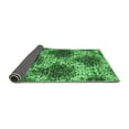 thumbnail image 2 of Ahgly Company Indoor Round Abstract Emerald Green Contemporary Area Rugs, 5' Round, 2 of 4