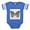 Royal Blue, variant on CafePress - Fantasy Butterfly 13 - Cute Infant Baby Football Bodysuit