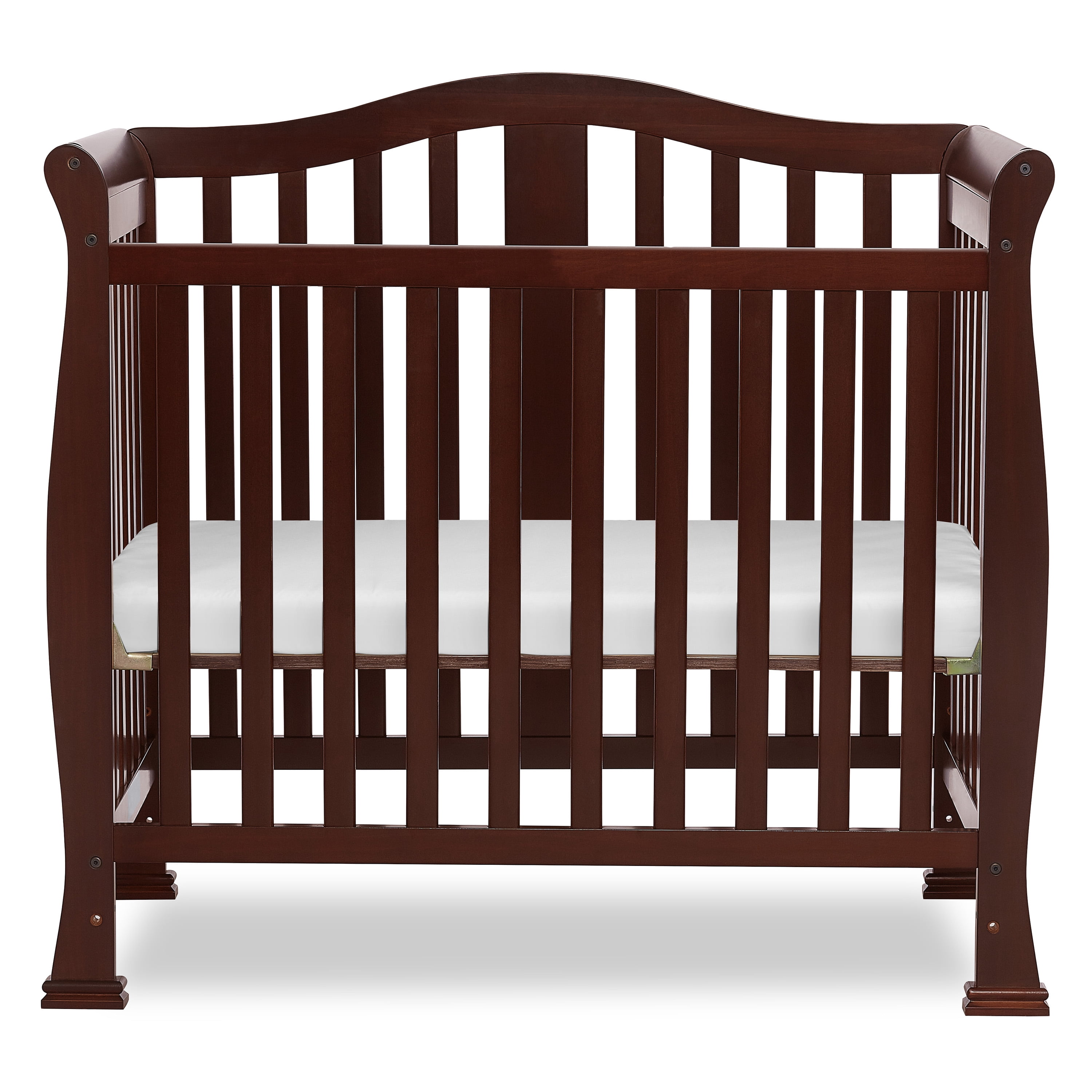 Dream On Me Naples 4-in-1 Convertible Mini Crib, Espresso