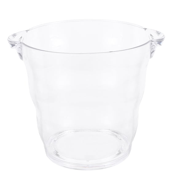 RENACLIPY Clear Acrylic Ice Bucket Cooler for Drinks, Beverage Chiller for Parties, Home, and Outdoor Use