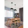 thumbnail image 6 of Linon Outdoor Washable Area Rug Collection, Ivory and Charcoal, 7' x 9', 6 of 10