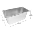 thumbnail image 3 of ALDKitchen Bain Marie Steam Warmer | Electric Buffet Food Warmer | Stainless Steel | 6 tanks | 110V, 3 of 15