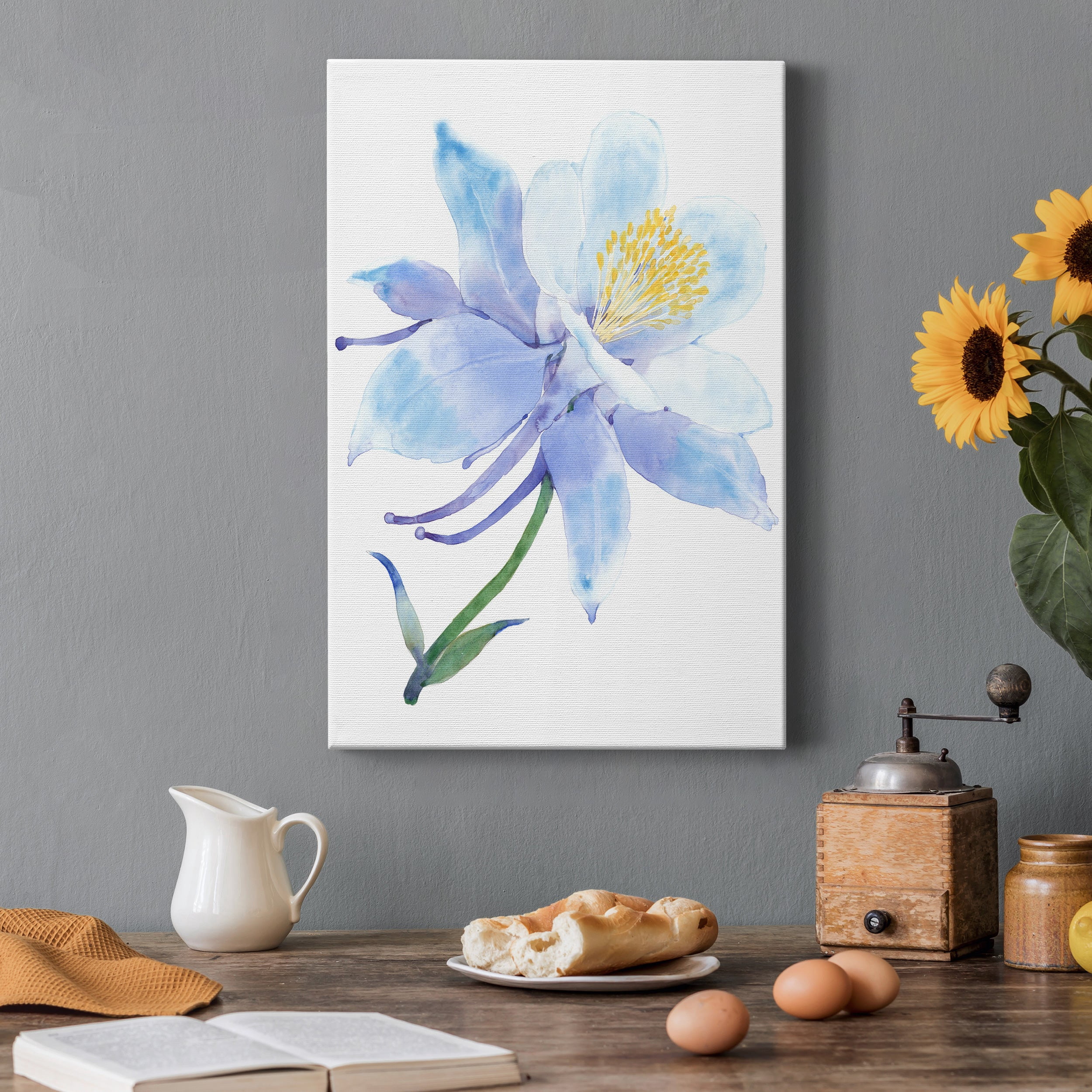 Columbine Bloom I Premium Gallery Wrapped Canvas - Ready to Hang