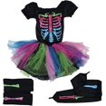 thumbnail image 1 of Disfraces de Halloween para niñas adolescentes: niña colorida, vestido de disfraz para niñas y niños, fiesta de disfraces, mascarada, talla M de Halloween, 1 of 5