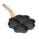 thumbnail image 4 of Sartén para huevos con forma de corazón, sartén para tortilla, 4 tazas, utensilios de cocina con mango de madera, Mini sartén para tortitas, sartén, 4 of 9