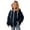 Navy-10, variant on Mitankcoo Sherpa Hooded Jacket for Girls Warm Fleece Zip Up Long Sleeve Hoodie Fall Winter Coat Outerwear