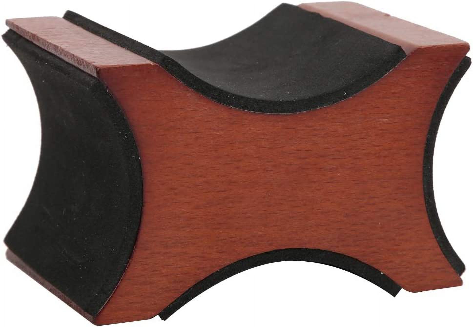 ABCISI Mahogany Neck Rest Support, Universal Desktop Stand Musical Instrument Repair Tool for Acoustic Electric Guitars Repair and Maintenance Support Pad