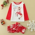 thumbnail image 1 of Pyjamas Filles Pyjamas de Noël Festifs Pyjamas pour Tout-Petits Garçons Pyjamas de Noël en Coton Biologique Enfants, 1 of 8