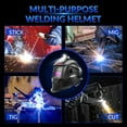 thumbnail image 6 of GZ GUOZHI Welding Helmet with LED Headlamp， True Color Technology, Auto-Darkening, 6 of 8