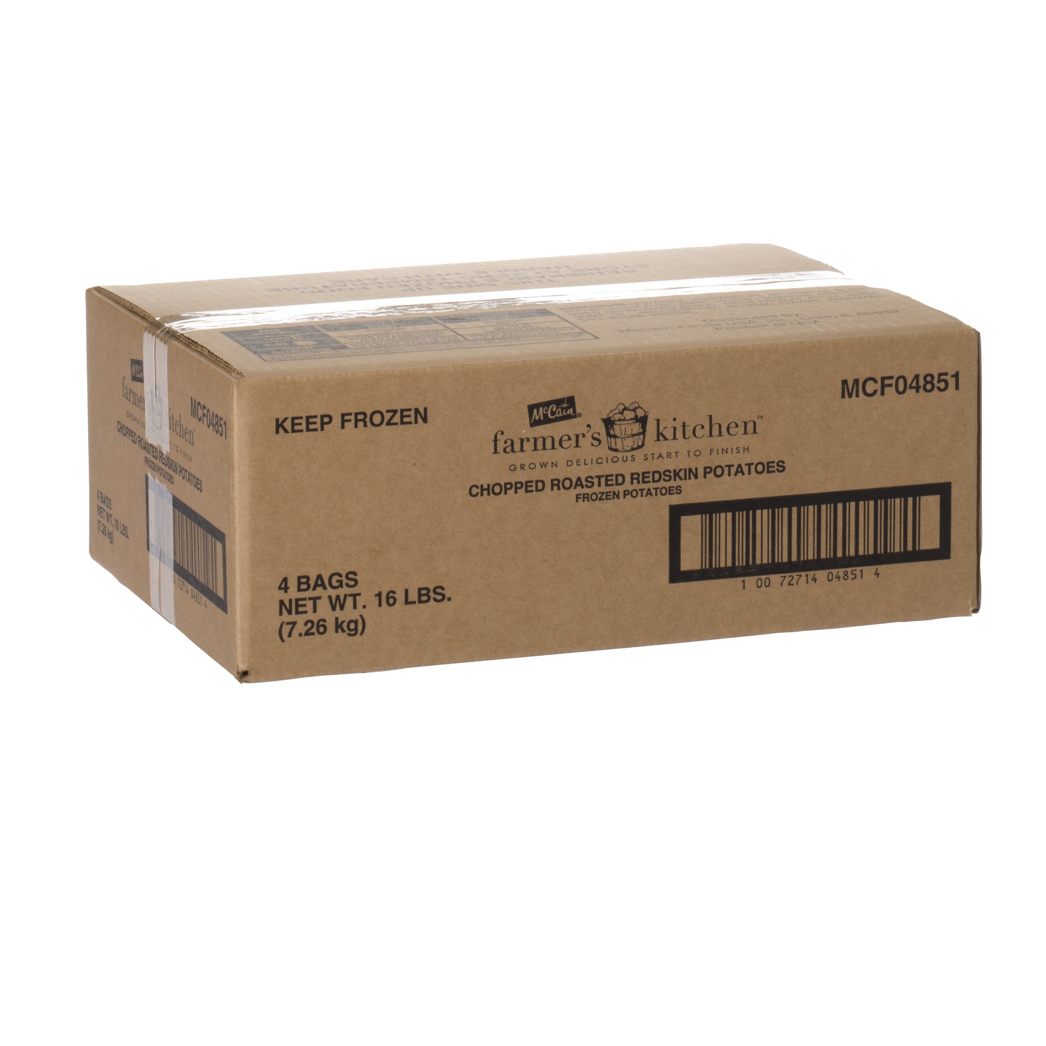 McCain Farmers Kitchen Chopped Roasted Redskin Potato, 4 Pound -- 4 per case.