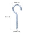 thumbnail image 4 of 35pcs 2 "ganchos de techo de techo gancho tornillo suspensión for uso en interiores y exteriores for luces colgantes linternas, 4 of 5