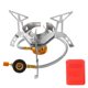 thumbnail image 1 of Estufa dividida para acampar, Picnic portátil, cabezal de horno para mochileros con protector contra el viento Ehuebsd  Para Estrenar, 1 of 8