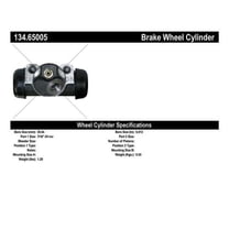 Centric Parts Drum Brake Wheel Cylinder P/N:134.65005