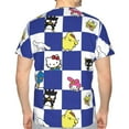 thumbnail image 2 of Mens Hello Kitty 3d Print T-Shirt Crewneck Short Sleeve Tee Shirt, 2 of 7