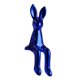thumbnail image 5 of Escultura decorativa de conejo para sala de estar, dormitorio y escritorio. Azul, 5 of 9
