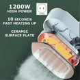 thumbnail image 2 of Travel Steamer for Clothes Portable Mini -1200 Watt 10S Fast Heating-Up - with Digital Display for Home,Travel US Plug, 2 of 5
