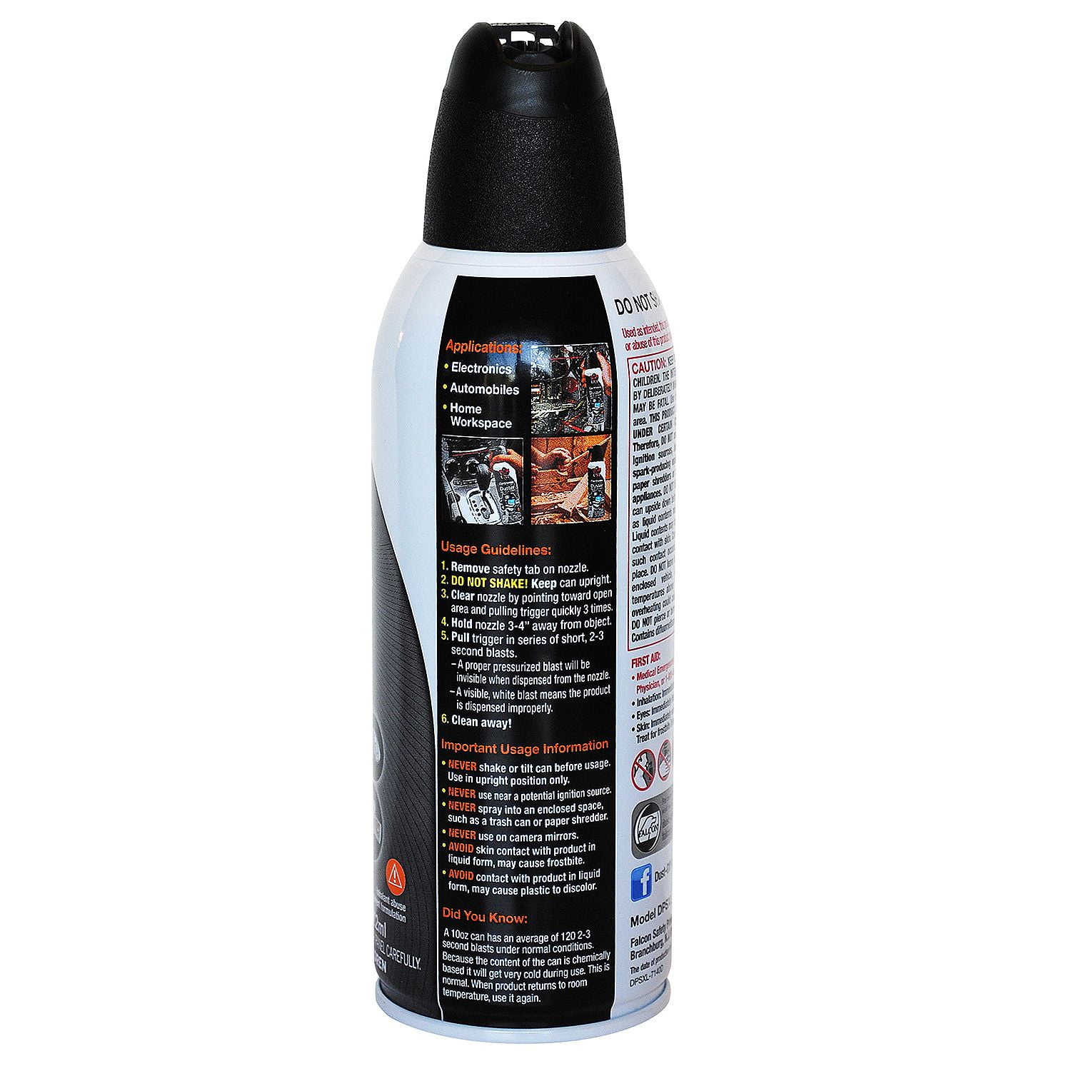 Falcon Dust-Off The Original Compressed Gas Duster XL 300ml Dust Remover