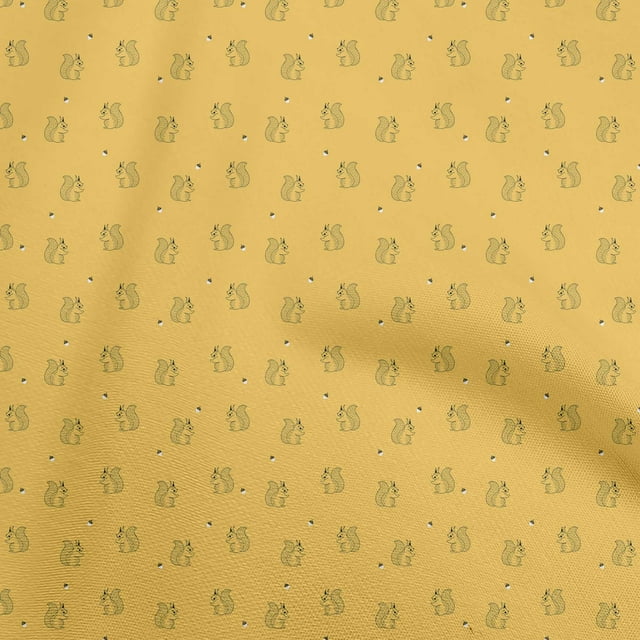 oneOone Cotton Poplin Yellow Fabric Wine Glass Sewing Craft Projects Fabric Prints By Yard 56 Inch Wide