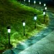thumbnail image 3 of Uds. De luces solares para jardín al aire libre, luz Led para paisaje/camino, luces de acero inoxidable BANYUO  Hogar, 3 of 5