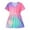 Pink, variant on YunPes Short Sleeve Dress Gradient Color Children's Swimsuit Medium and Big Kids Swimwear Cover Ups 2t Bathing Suit Toddler Girls