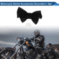 thumbnail image 2 of Accesorios para Casco de Motocicleta Decoración Moño de Sirena para Cascos de Motocicleta Bicicleta Esquí Etiqueta Negra 1 Juego, 2 of 6