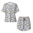 thumbnail image 4 of Xecao Cute Sloth print Swimsuit for women, Summer-ready, sporty style.Quick-dry fabric. Many sizes & colors., 4 of 9