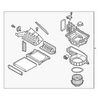 Genuine OE Hyundai Blower Assembly - 97100-D2100