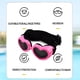 thumbnail image 4 of Gafas de sol para perros Gafas pequeñas Correa ajustable Protección UV Gafas de sol antivaho en forma de corazón para perros Gafas de sol para perros, 4 of 6