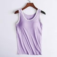 thumbnail image 5 of Tank Top for Women,Comfortable Stylish Sleeveless Summer Top For Pairing With Jeans,Camisole Tops for Women,Light Purple,4XL, 5 of 9