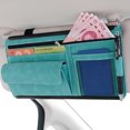 thumbnail image 5 of Organizador de visera para coche, estuche para gafas, bolsa de almacenamiento, soporte para notas, 5 of 5