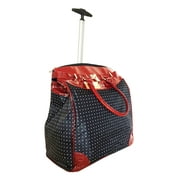 Rolling Laptop Bags Trendyflyer Computer Laptop Rolling Bag 2 Wheel Case Polka Dots Red