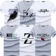 thumbnail image 1 of TEXIWAS-Camiseta ajustada con estampado de marca de moda para hombre, camiseta informal de cuello redondo, camisetas de algodón de talla grande M-5XL, 6 uds., 1 of 4
