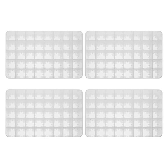 4 piezas de escritorio de escritorio soportes de bolígrafo con contenedores de lápiz prácticos organizadores de bolígrafos de plástico