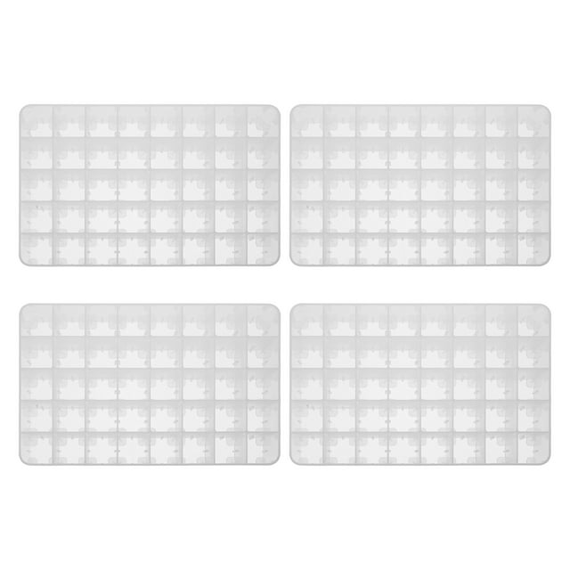 Miangastore 4Pcs Desk Mark Pen Holders Practical Pencil Containers Plastic Pens Organizers