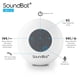 thumbnail image 4 of SoundBot® SB510 HD Altavoz de ducha Bluetooth 4.0 resistente al agua, altavoz portátil manos libres con micrófono incorporado, 6 horas de reproducción, botones de control y ventosa dedicada para ducha, 4 of 5