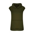 thumbnail image 4 of EQWLJWE Chandails en Molleton pour Femmes Grande Taille Liquidation Chandail Sans Manches Col Rond Décontracté Ample avec Poche 2023 Chandails en Molleton à Capuche pour Femmes, 4 of 6