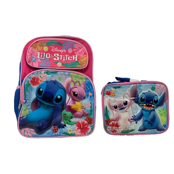 Licensed Disney Lilo and Stitch 16" Girls Large School Backpack With