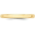 thumbnail image 2 of Avariah Diamonds Solid 10k Yellow Gold 2.7mm Lightweight Half Round Wedding Band Size 10 - Ring Size 10.0, 2 of 6