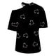 thumbnail image 5 of Camiseta informal para mujer, blusa estampada de manga corta con cuello redondo y hombros descubiertos Fridja  ghk3131, 5 of 5