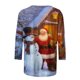 thumbnail image 5 of Camisas Navideñas Para Mujer Tops de Cuello Redondo Blusa Informal Suelta Con Manga 3/4 Y Estampado Navideño Odeerbi  ODB197920, 5 of 5
