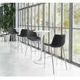 thumbnail image 1 of Magnus Barstool (Set of 2) Black & Silver, 1 of 8