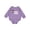 Lavender, variant on Future Cheerleader White Baby Fleece Bodysuit