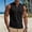 Black, variant on Men's Ribbed Knit Sleeveless Tank Top, Lace up Stand Collar Casual Athletic Vest, Stretch Slim Fit Fashion Summer Beach Shirt White