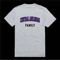 W Republic 571-278-HGY-02 University of Central Arkansas Bears Family T-Shirt, Heather Grey - Medium