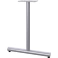 thumbnail image 2 of Lorell LLR60612 27.8 in. x 2 in. Relevance Tabletop T-Leg Base with Glides, Gray - Tubular Steel, 2 of 2