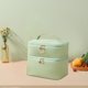 thumbnail image 5 of Bolsa de almuerzo aislada impermeable de doble capa | Gran capacidad 18x18x15cm | Aislamiento térmico, compartimentos con cremallera doble, correa ajustable | Caja Bento, Comida, Botella, Picnic, 5 of 6