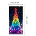 thumbnail image 3 of Christmas Door Curtain Decoration Polyester – 72.8"x35.4" Waterproof Easy Installation Christmas Scene Layout Background Cover, 3 of 6
