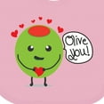 thumbnail image 4 of Inktastic Olive You Boys or Girls Baby Bib, 4 of 4