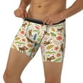 thumbnail image 2 of Rocae Monkeys in the Jungle for Stretch Moisture-Wicking Underwear,Men's Underwear Boxer Briefs Large, 2 of 9